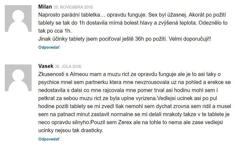 almea zkušenosti