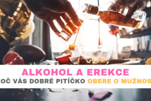 alkohol a erekce