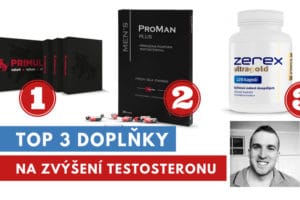 Top 3 doplňky pro podporu testosteronu
