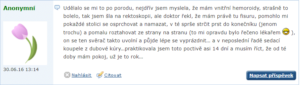 co na anální fisturu?