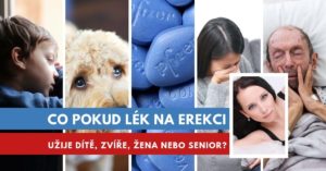 Co pokud lék na erekci užije dítě, zvíře, žena nebo senior?