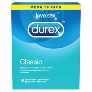 kondomy Durex Classic, 18 ks