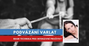 BDSM podvázání varlat