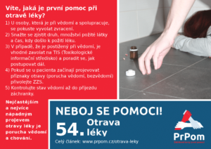 První pomoc při otravě léky