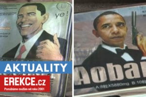 Barack Obama jako tvář falešné Viagry