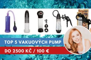 vakuová pumpa na penis do 2500 Kč