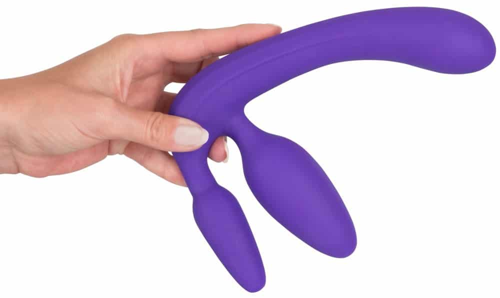 partnerský strap-on Strapless triple game