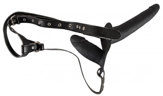 partnerský strap-on Double Black
