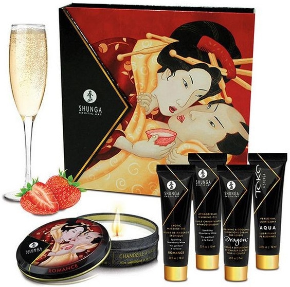 Shunga, sada olejů a gelů Geisha