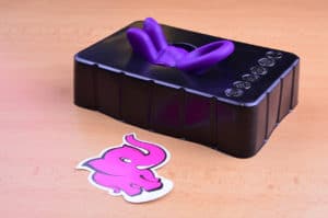 vibrační erekční kroužek Silicone Rabbit, balení