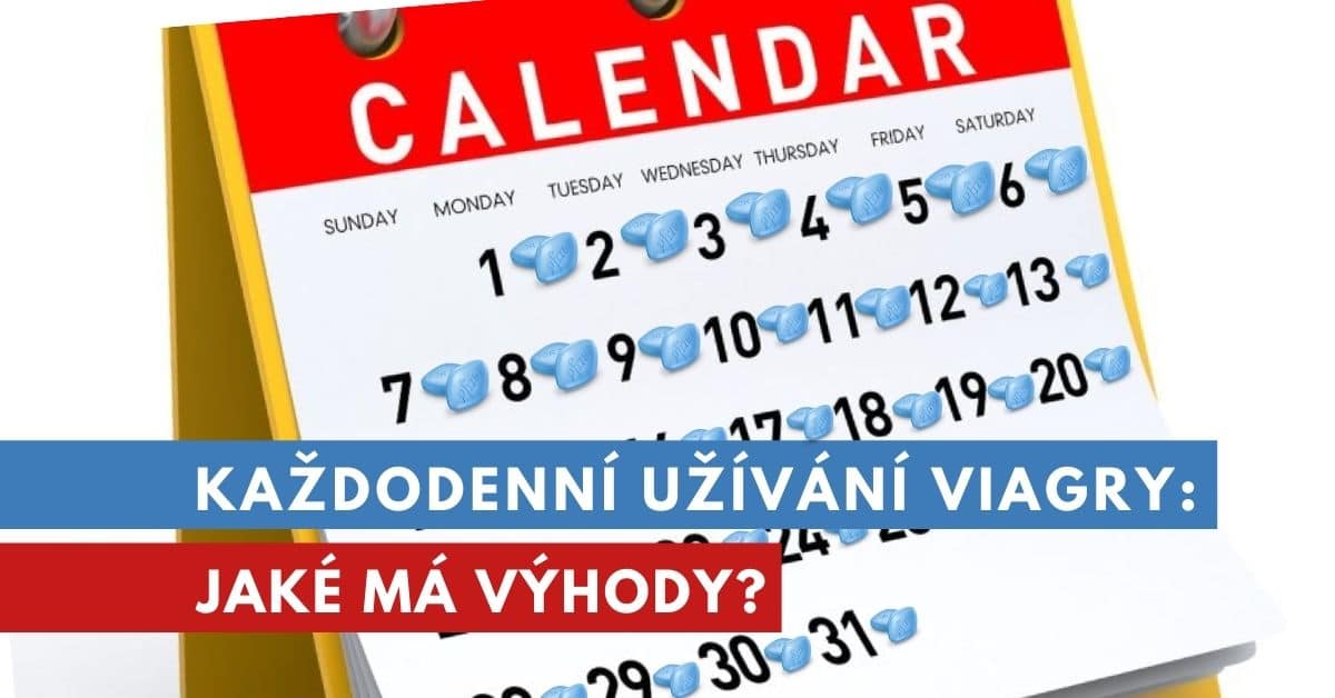 výhody každodenního užívání viagry