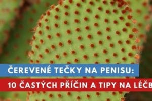 červené tečky na penisu