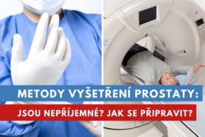 metody vyšetření prostaty