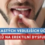 vedlejší účinky léků na erektilní dysfunkci