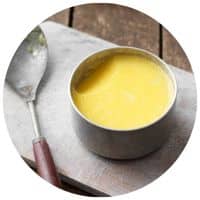 přírodní lubrikační gel přepuštěné máslo ghee