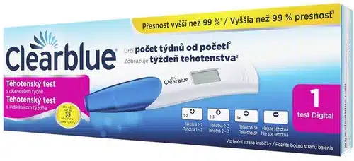 těhotenský test clearblue