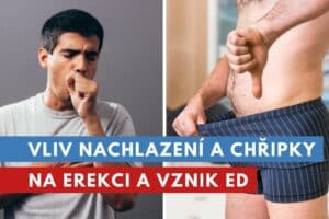 nachlazení, chřipka, slabá erekce a erektilní dysfunkce