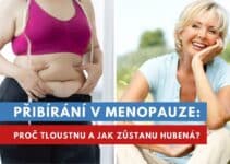 přibírání v menopauze